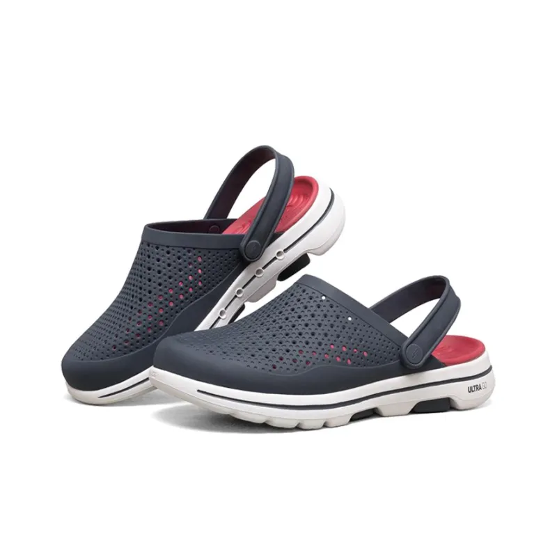 Skechers Go Walk 5 EVA Slip-Resistant Slide Slippers Men's Navy-2