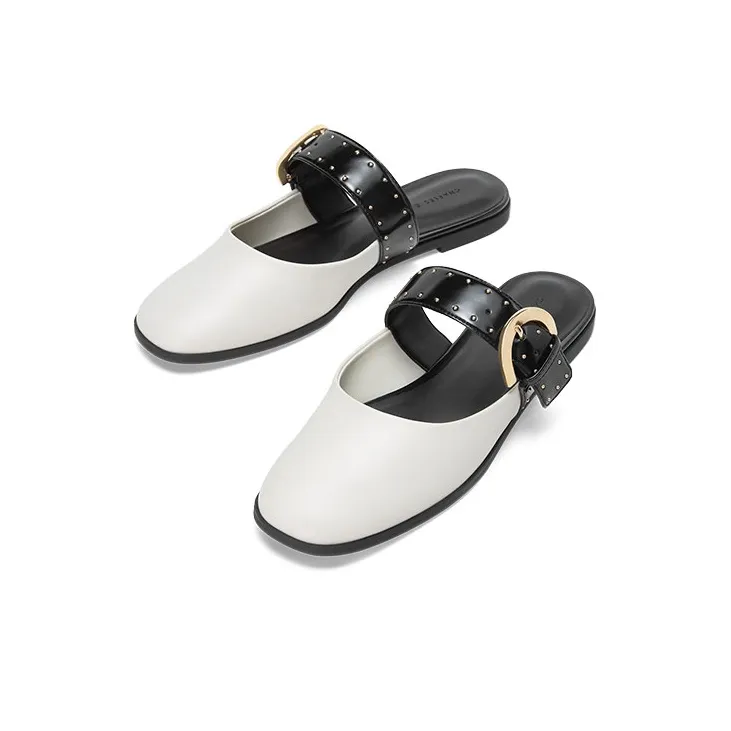 CHARLES&KEITH Stylish Sandals Women's Pink White-2