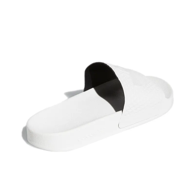 Adidas Shmoofoil Slides 'Triple White'-3
