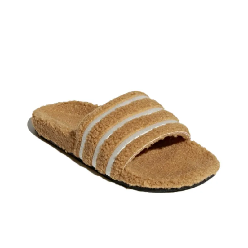 Adidas Adilette Slides Slide Slippers Women's Khaki-2