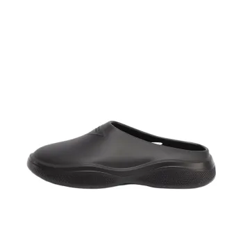 PRADA Foam Rubber Mule Black