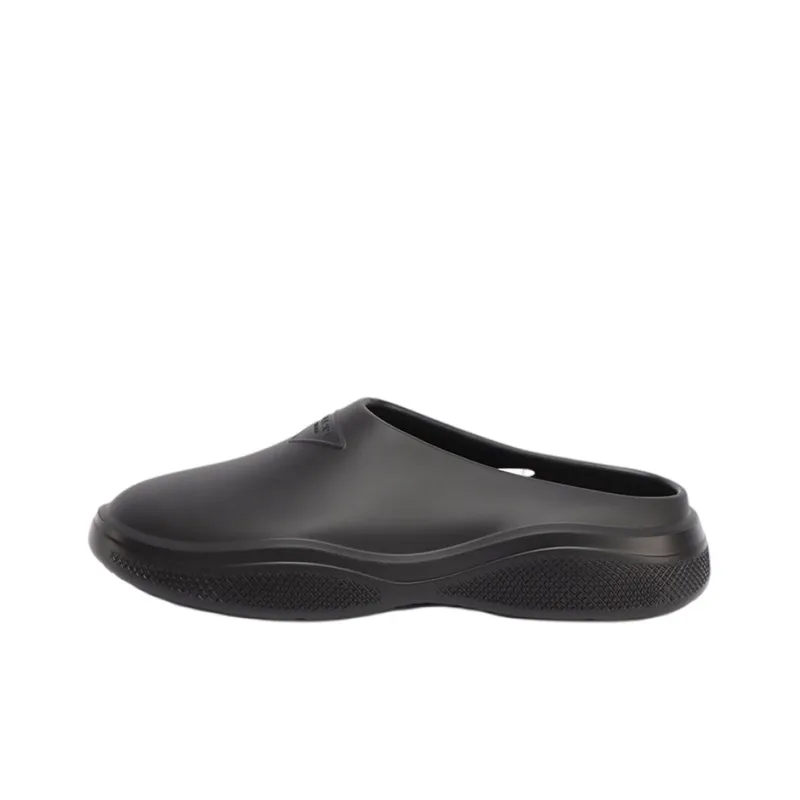 PRADA Foam Rubber Mule Black-0