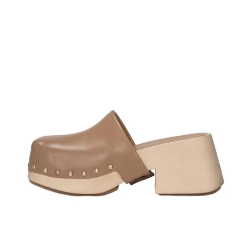 Marsèll Square-toe Leather Mules