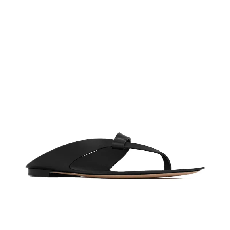 SAINT LAURENT Odor-Resistant Flip Flops Men's Black-2