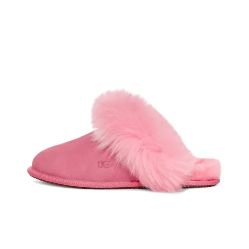 UGG Scuff Rubber Sole Odor-Resistant Wrap-toe Slippers Women's Pink