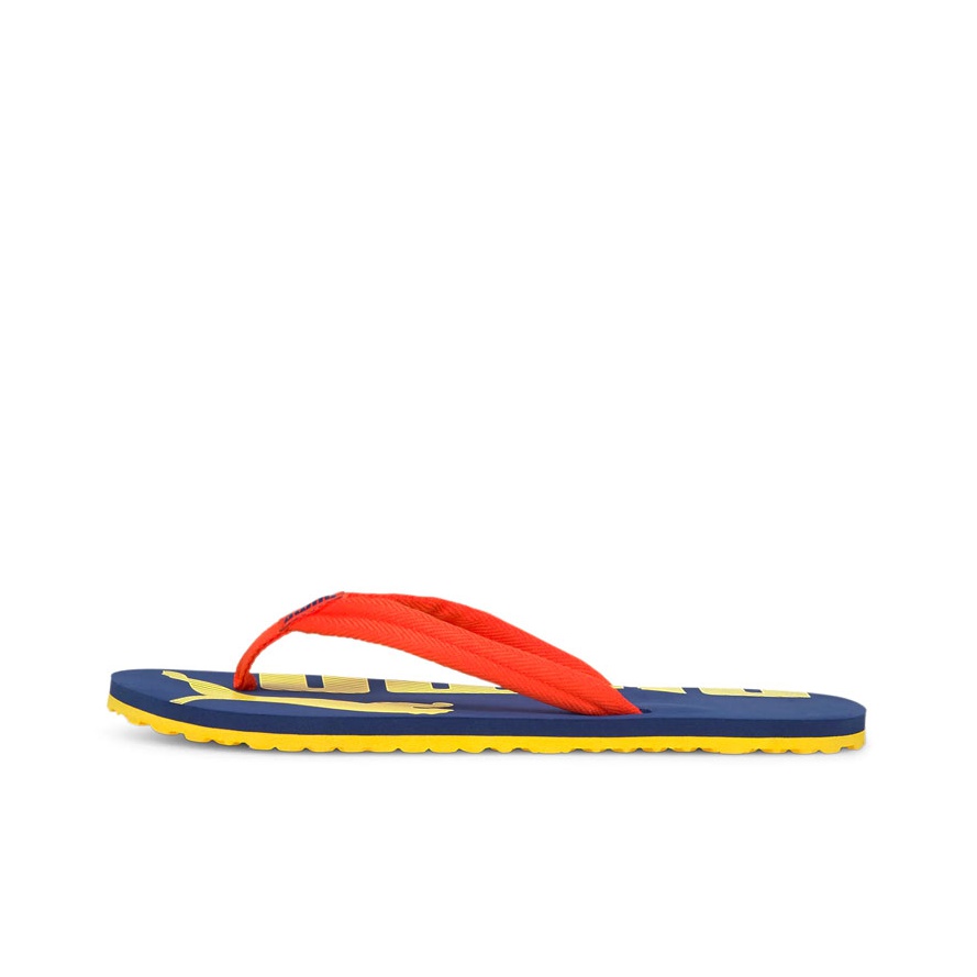 Puma red blue flip flops best sale