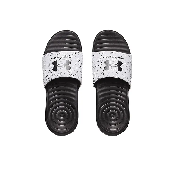 Under Armour Ansa Graphic Slide 'White Jet Grey Speckled'-3