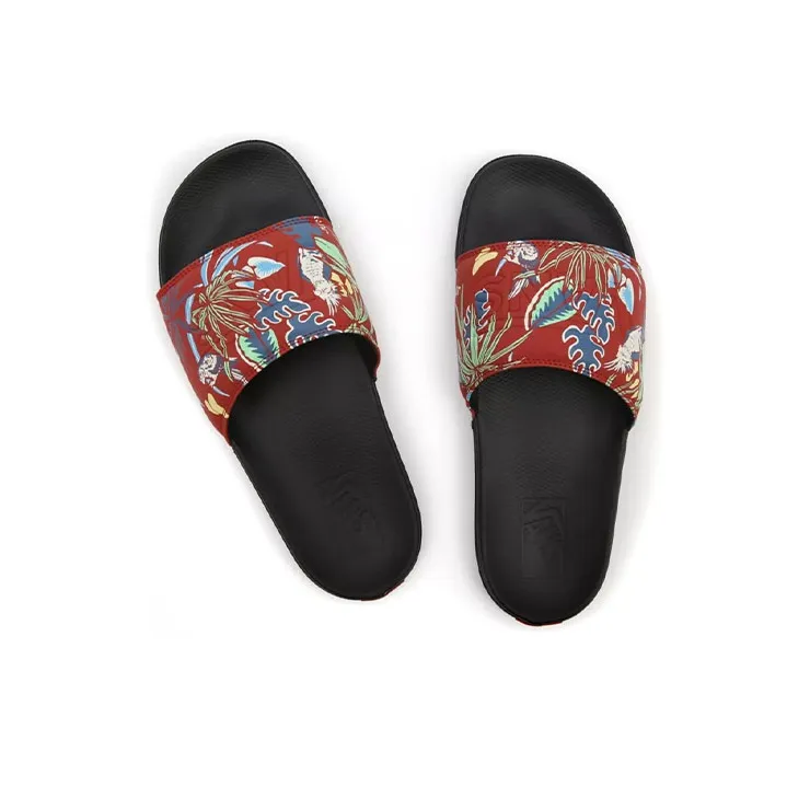 Vans Hawaiian Jungle La Costa Slide On 'Red Black'-3