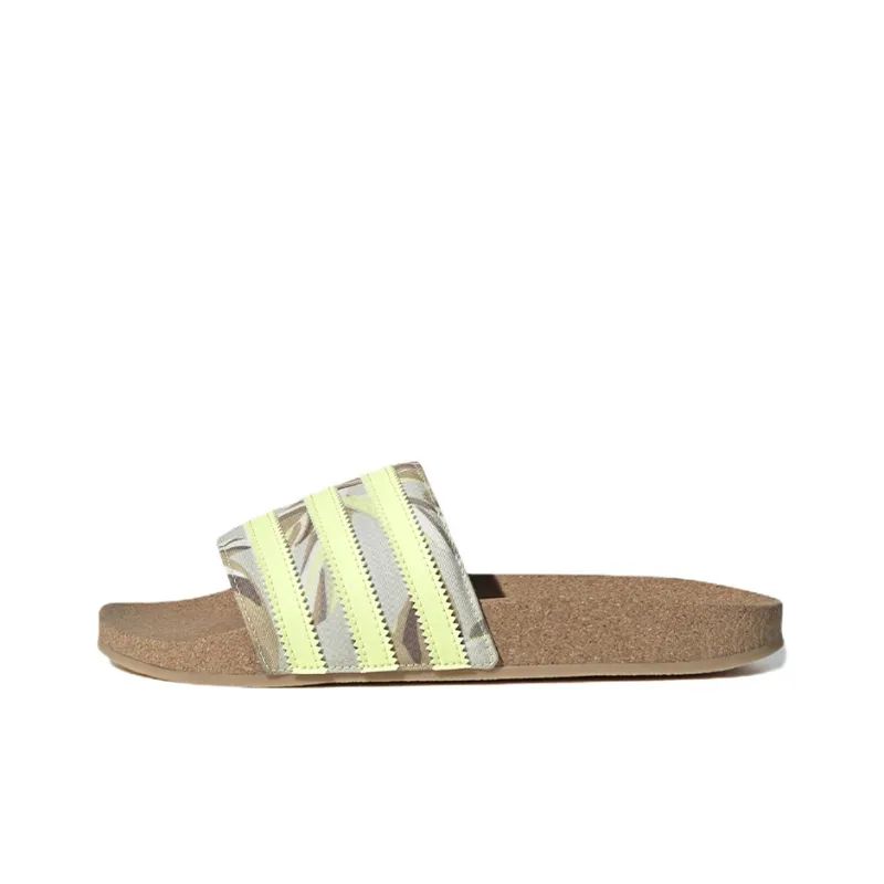 Adidas Originals Adilette Cork 'Yellow' Women's-0