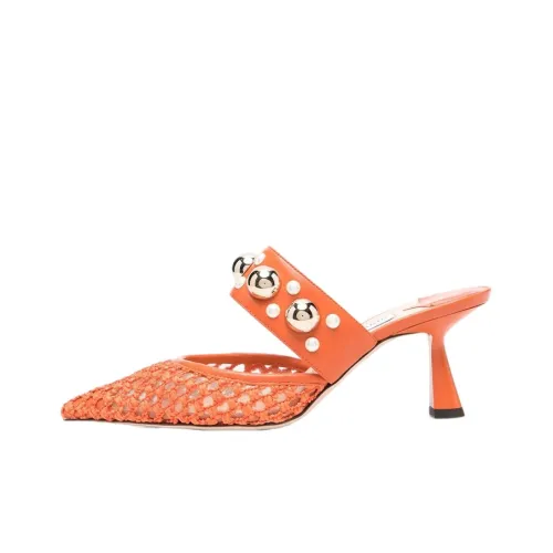 Jimmy Choo Basette High Heels Women's Orange