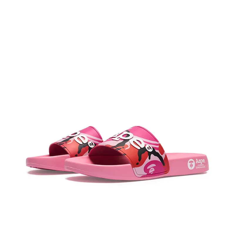 Aape Stylish Sandals Unisex Purple Pink-2