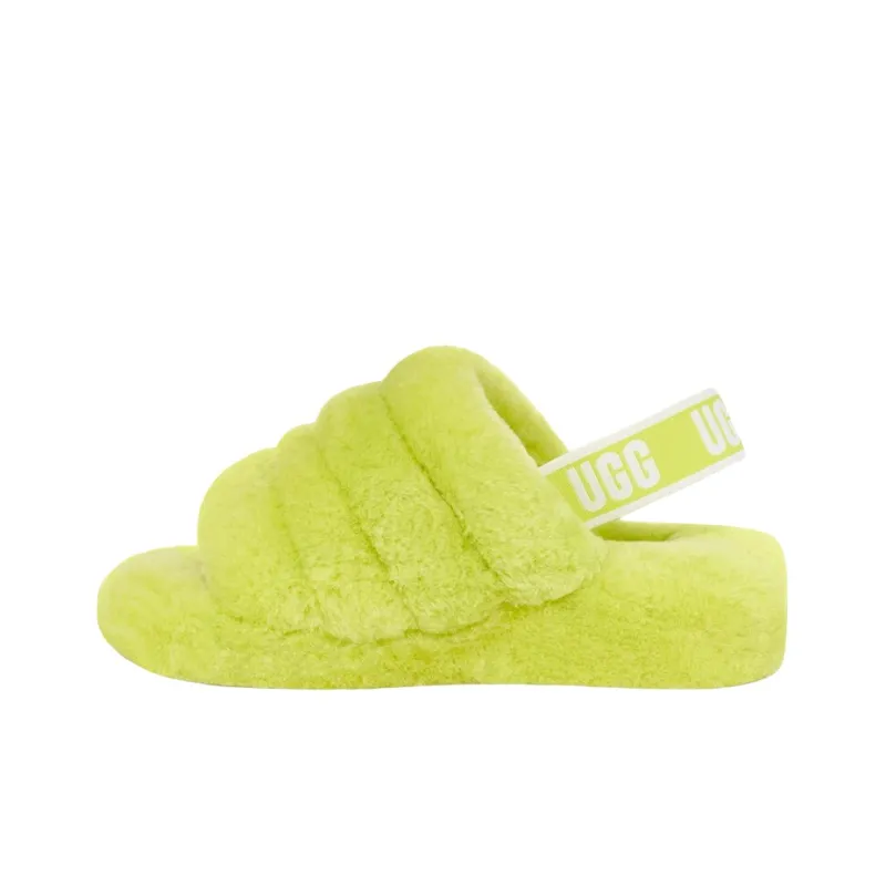 UGG Fluff Yeah Slide Key Lime Women's-0