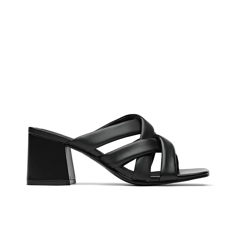 Clarks Rubber Sole Antibacterial Quick Dry Slide Slippers Women's Black-1