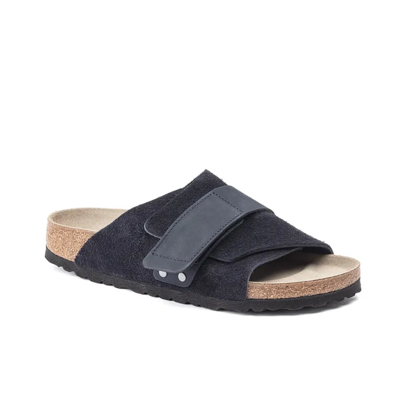 Birkenstock Kyoto Nubuck Suede Sandals 'Midnight Navy'-2