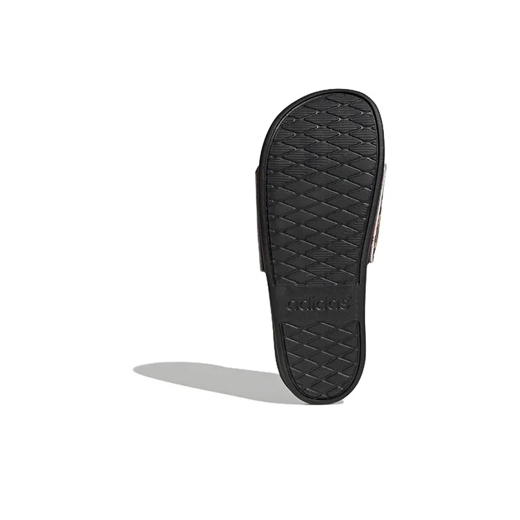 Adidas Adilette Comfort Slides Core Black Beam Pink Women's-5