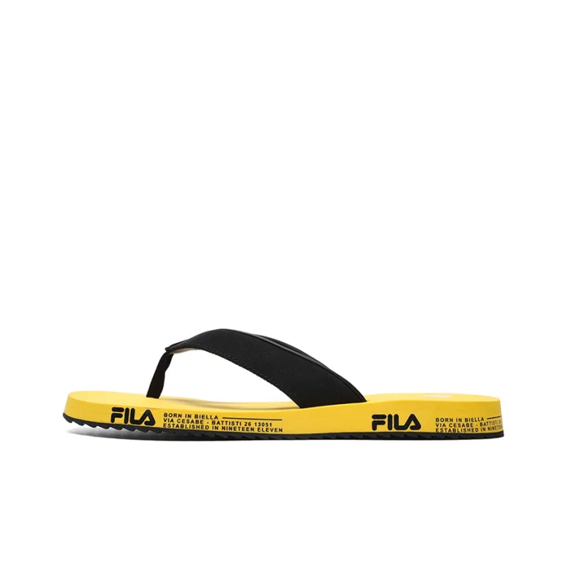 FILA Trevi Slides 'Yellow Black'-0