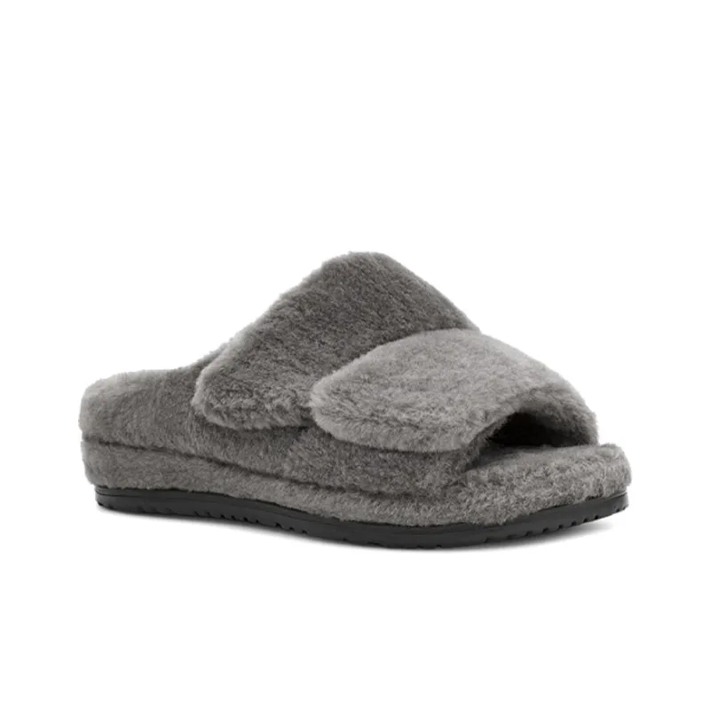 UGG Rubber Sole Slide Slippers Men's Charcoal Gray-2