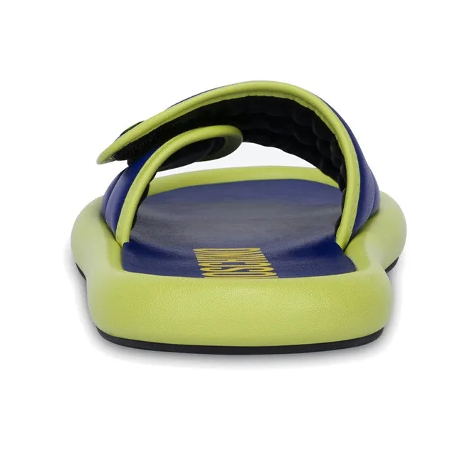 MOSCHINO Fashion Slippers Men's Blue Green-3