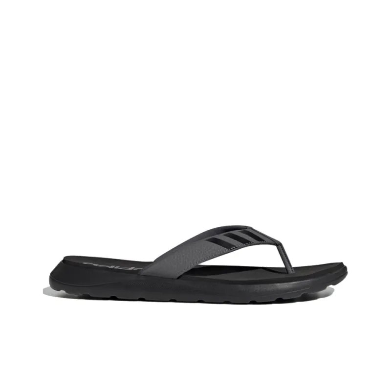 Adidas Comfort Flip Flops Core Black Grey-1