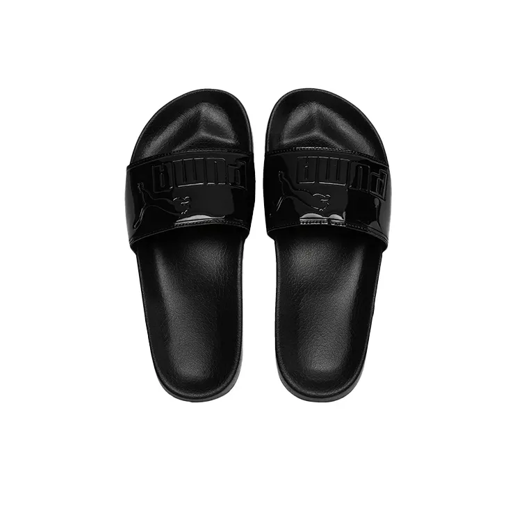 PUMA Leadcat Patent Slide Black Women's-2