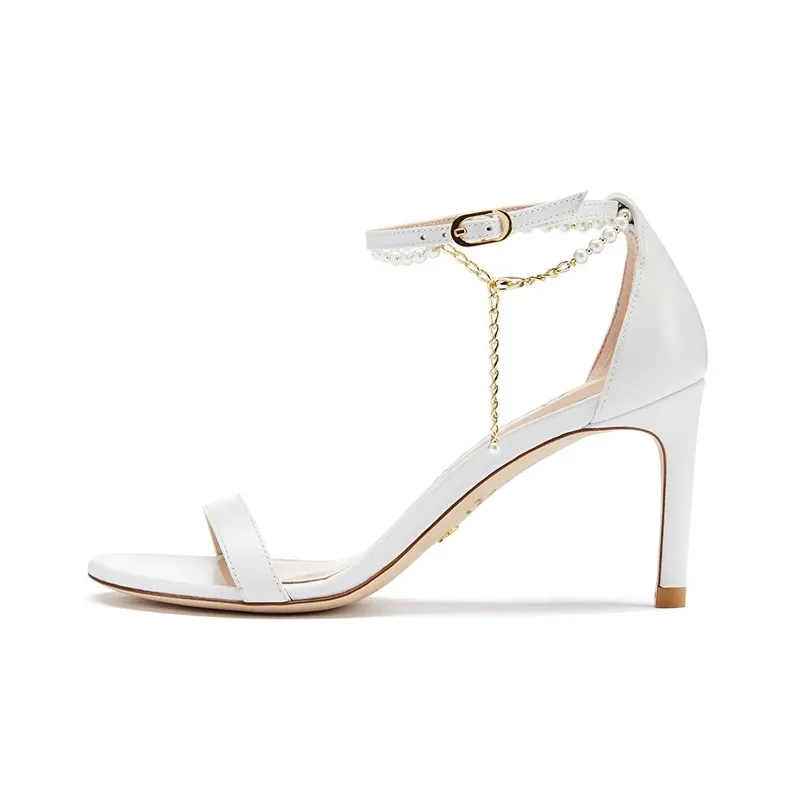 Stuart Weitzman/SW Strap Sandals Women's White-0
