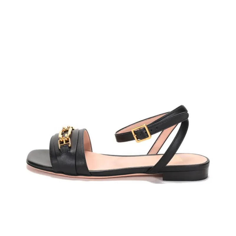 BALLY One Strap Sandals Women's Black-0
