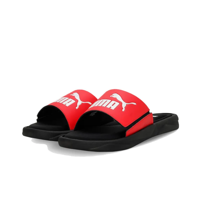 PUMA Royalcat Slide Slippers Unisex Black/Red/White-2