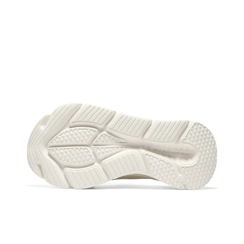 Skechers Max Cushioning Slide Slippers Women's White-4