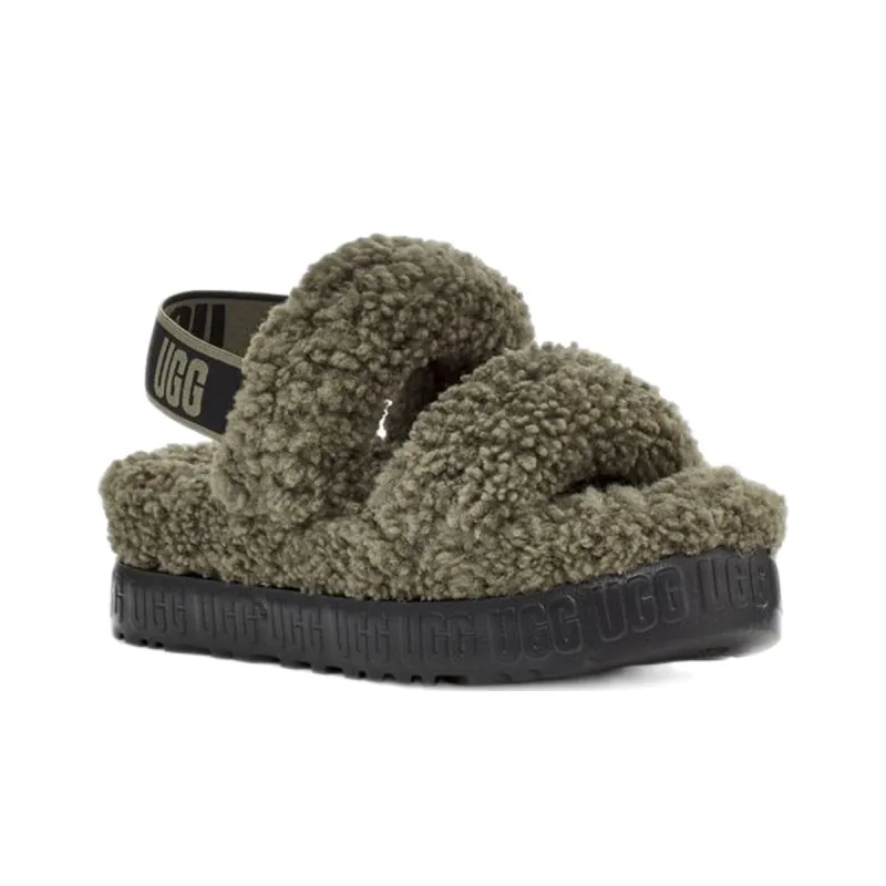 UGG Fluff 'Olive Green' Women's-2