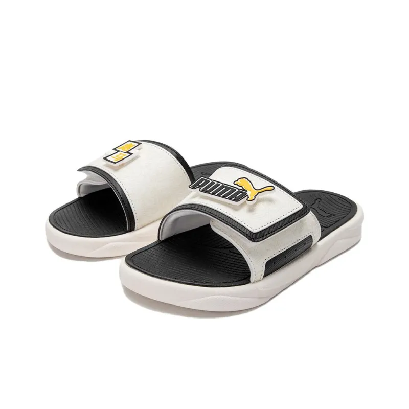 PUMA Royalcat Bz Yinshua 'White And Yellow'-2