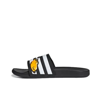 Adidas Neo Adilette Comfort Adj Yellow Crossover Black White Unisex Slippers 'Black White'