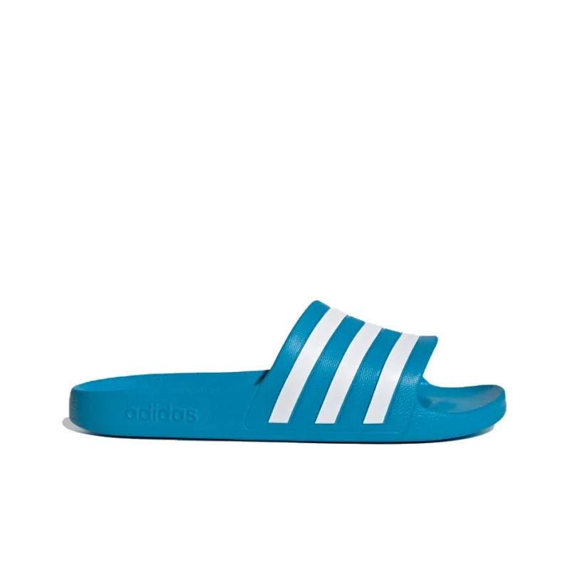 Adilette Adidas Aqua Slides 'Solar Blue'-1