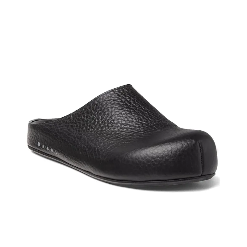 MARNI Slip Resistant Closed Toe Slippers Women's Black-2