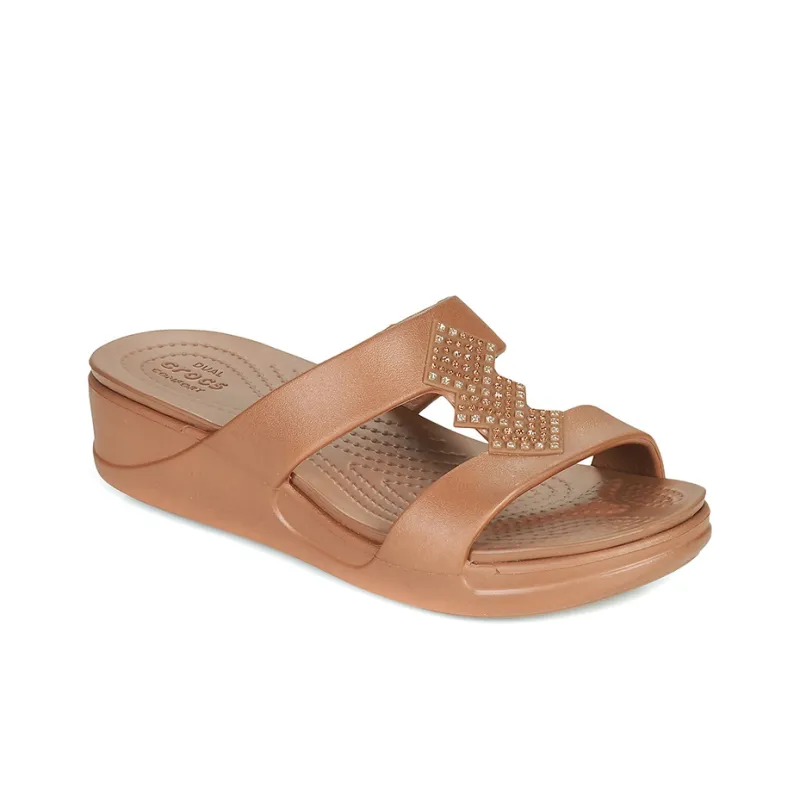 Crocs Monterey Slide Slippers Women's Brown-4