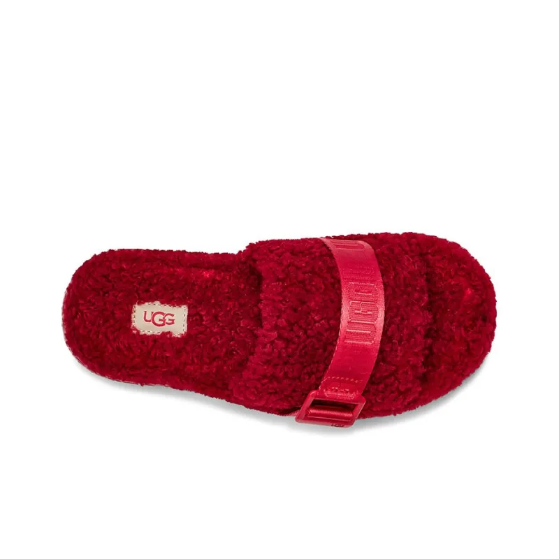 UGG Fluffita Slide Ribbon Red Women's-4