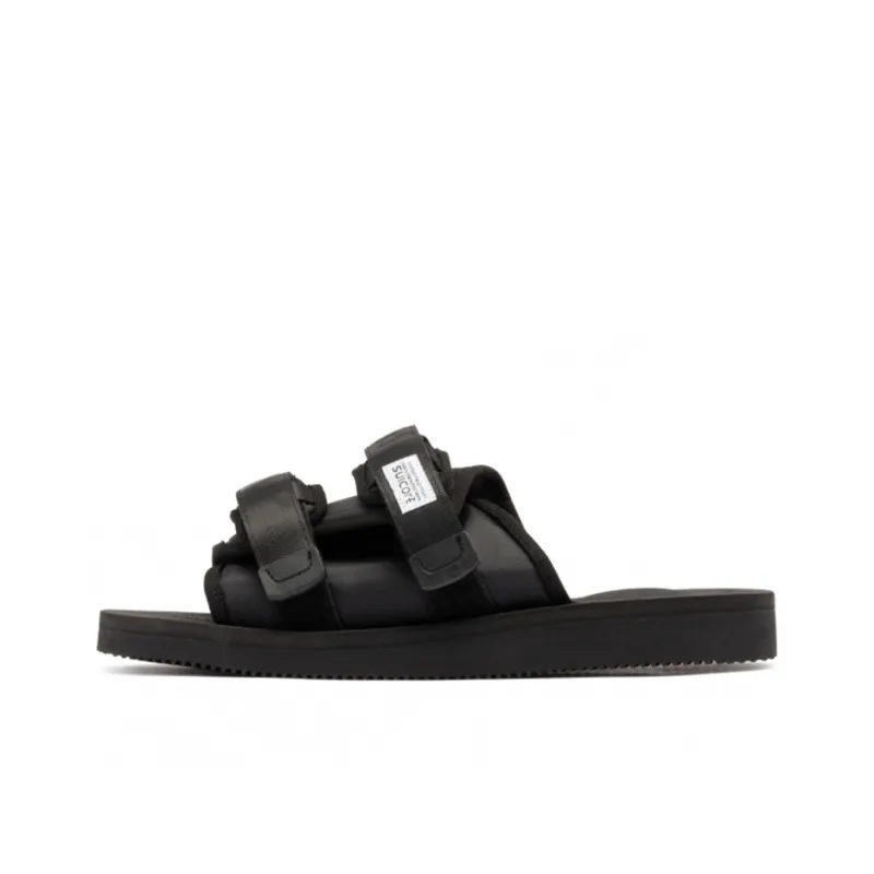 Suicoke Logo patch Touch strap Slides-0