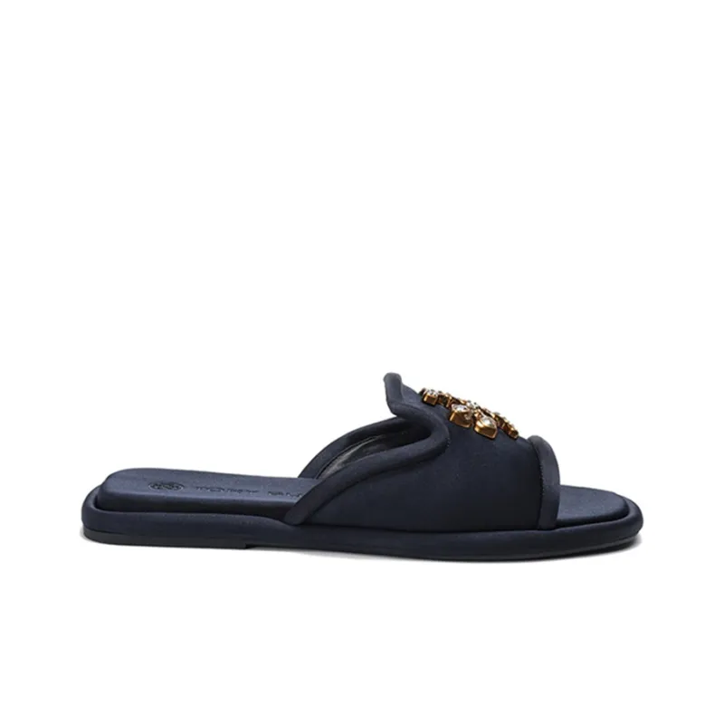 TORY BURCH Slide Slippers Women's Marine Blue-1
