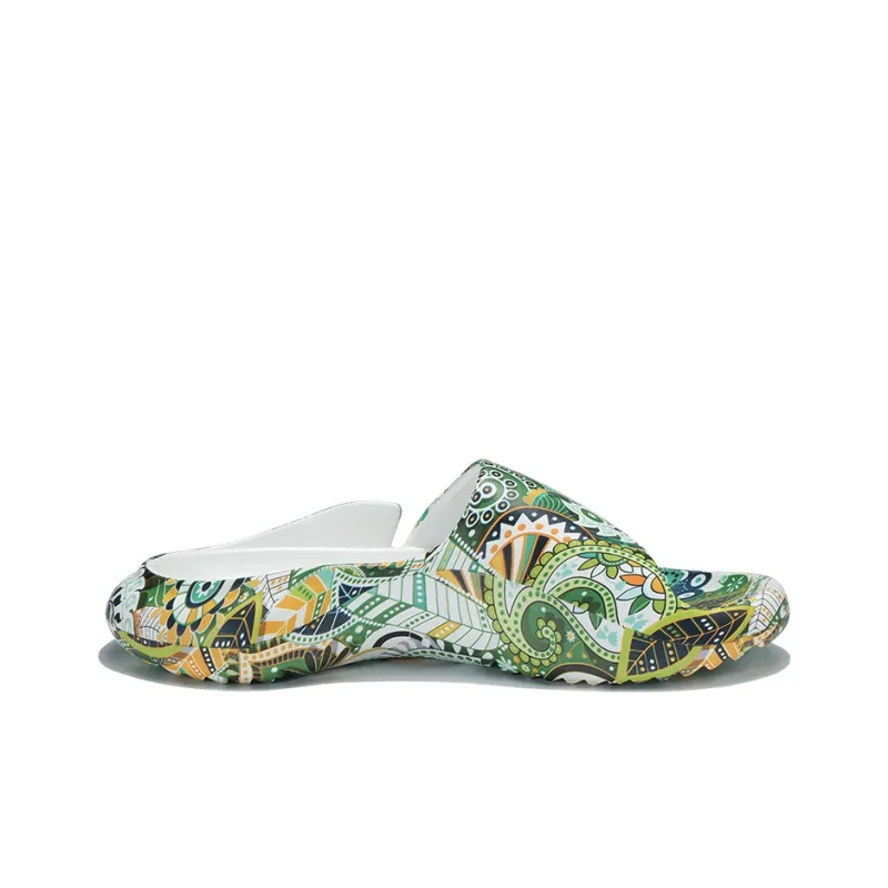 NORVINCY Height Increasing Platform Western One Piece Molded Slide Slippers Unisex-1
