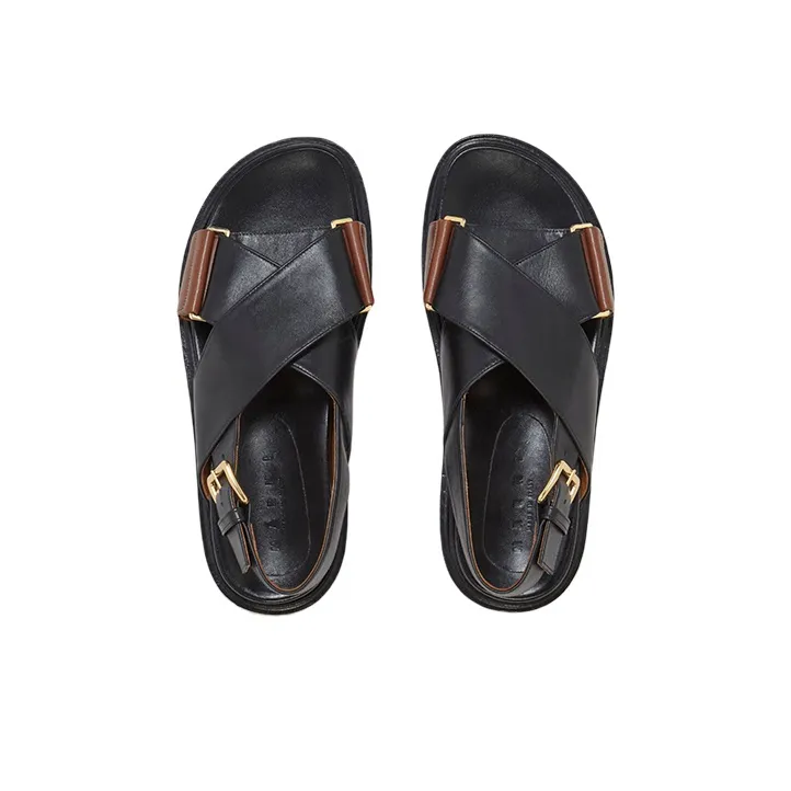 MARNI Fussbet Crossover-strap Sandals-4