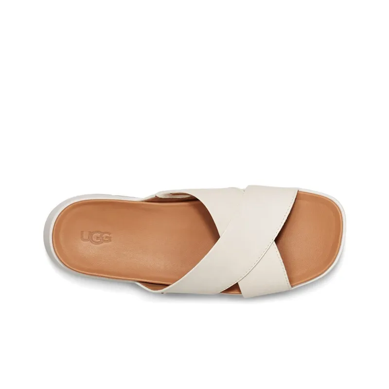 UGG Emily Stylish Sandals Women's Jasmine White-3
