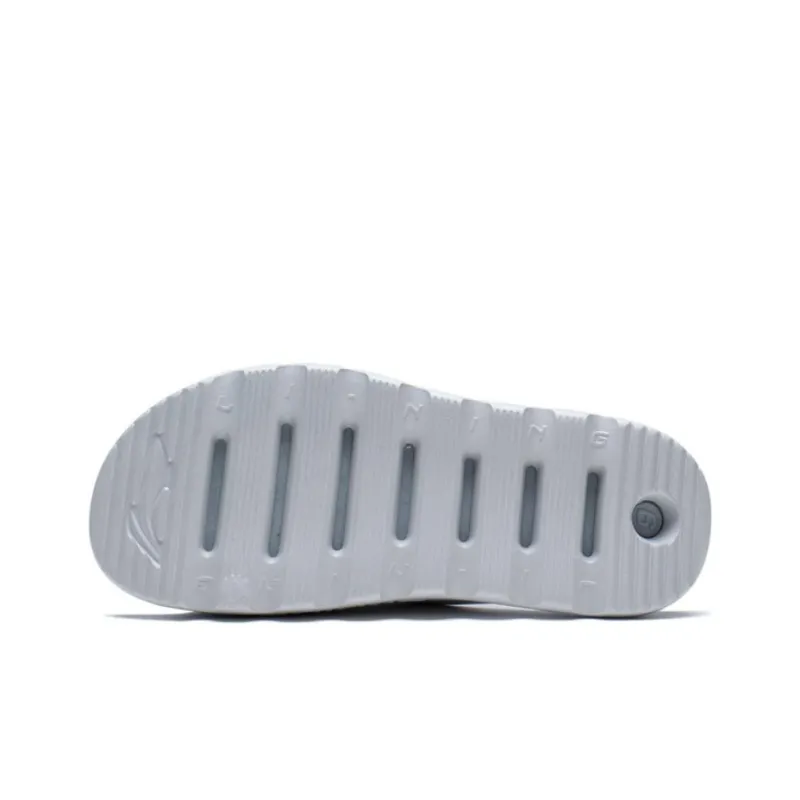 LiNing Rubber Sole Slide Slippers Men's Gray-4