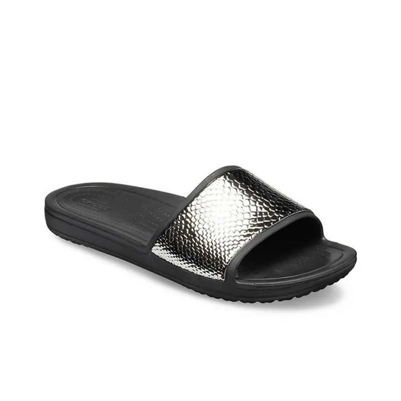 Crocs Sloane Slide Slippers Women's Black-2