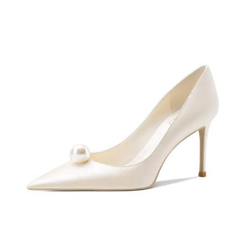 ROSE CASTLE High Heels Women's White