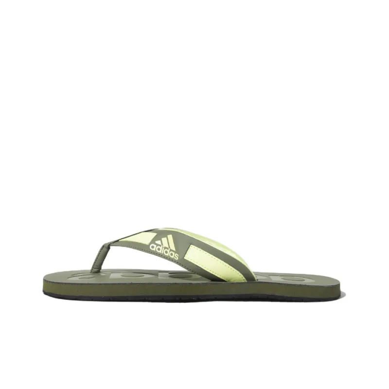 Adidas Slalon Slippers Rubber Sole Slip-Resistant Slide Slippers Men's Green-0