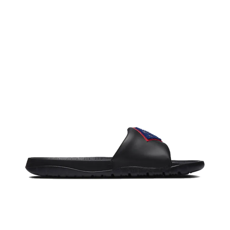 JORDAN Break Se Minimalistic Black Slippers-1
