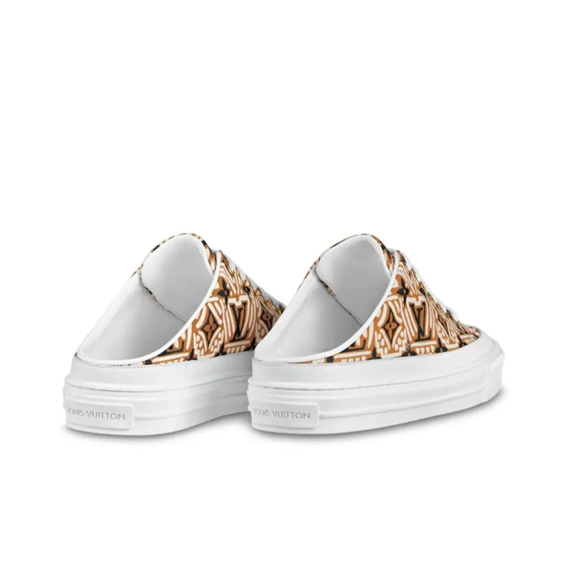 LOUIS VUITTON Lv Crafty Stellar Mules 'Brown Black White' Women's-2