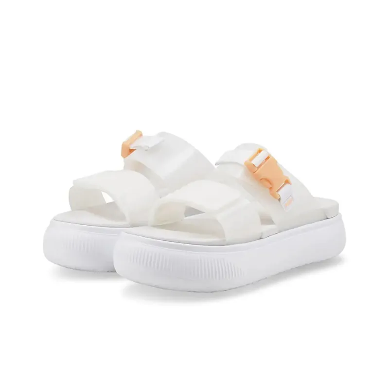 PUMA Suede Mayu Pop Sandal 'White Fizzy Melon' Women's-2
