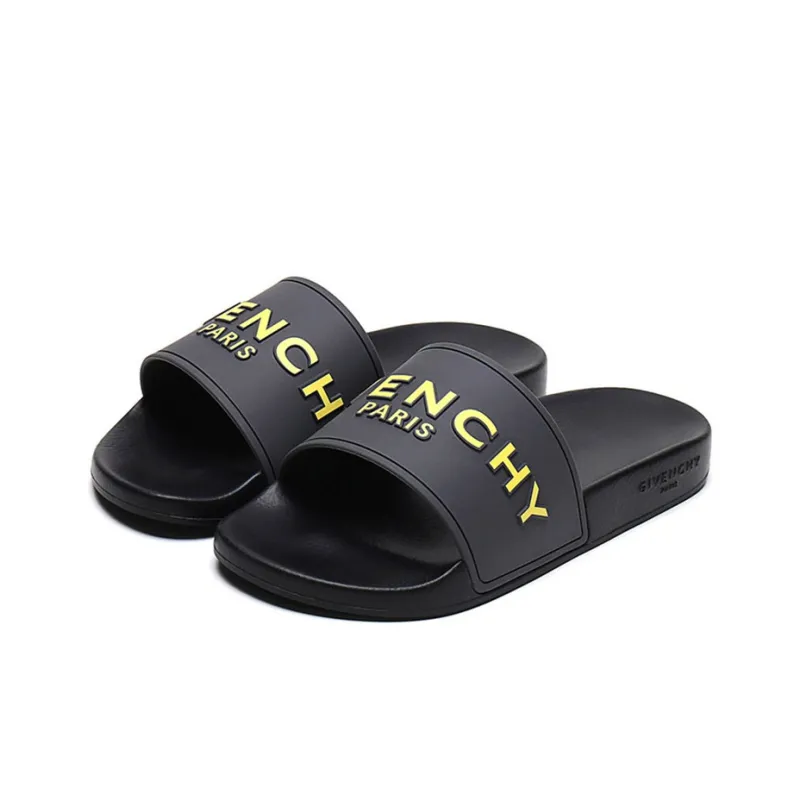 Givenchy Slide 'Grey Yellow'-2