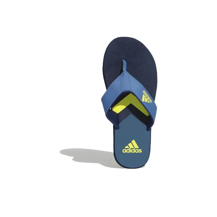 Adidas Eezay Rubber Sole Slip-Resistant Slide Slippers Men's Blue-3