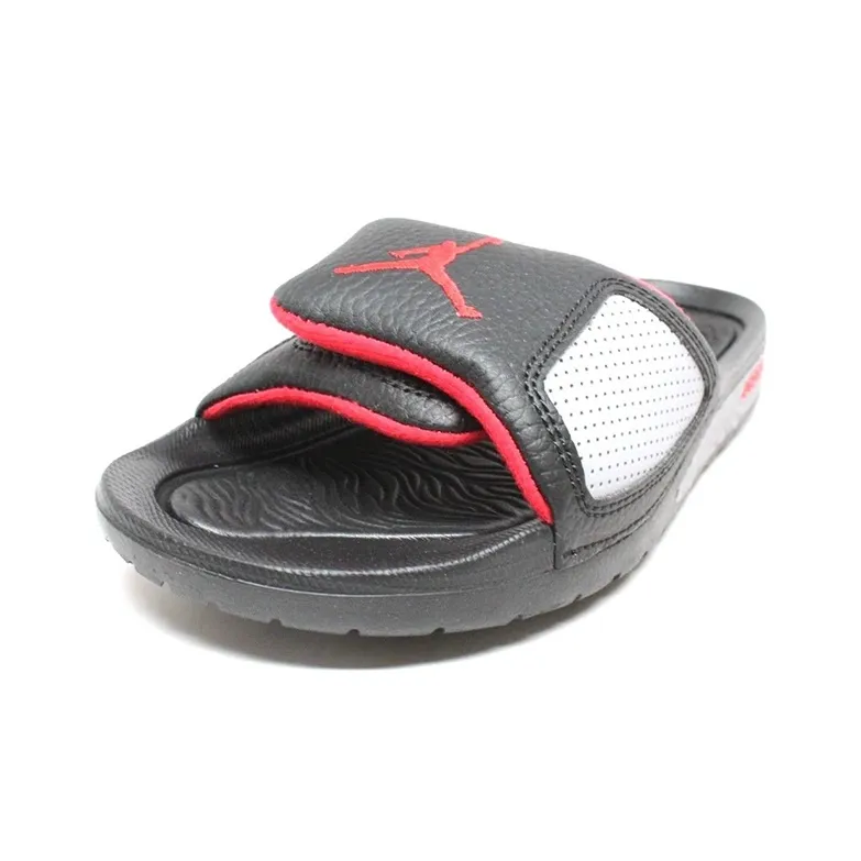 JORDAN Hydro Iii Retro 'Black Red' Slippers Gs-2